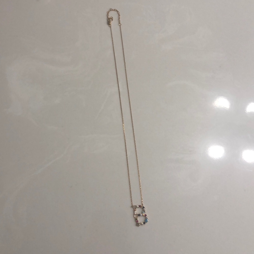 Anthropologie  “B” necklace